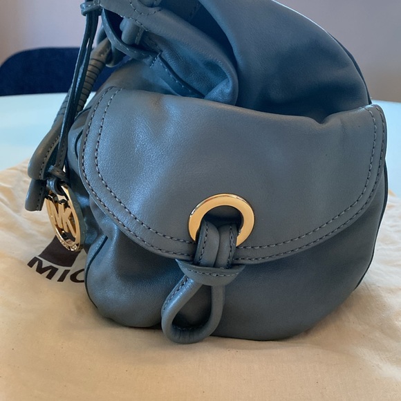 Michael Kors denim blue leather purse - Picture 4 of 8